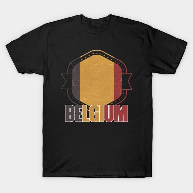 Belgium T-Shirt by funkyteesfunny